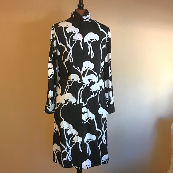 Vintage ✨ MISS BLACKWELL Long Sleeve Pop-Art Secretary Dress - Picture 8 of 16